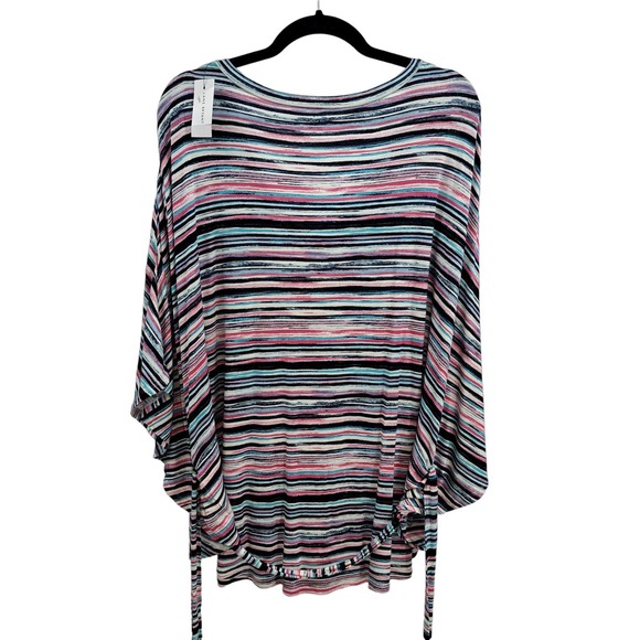 Lane Bryant Multicolor Striped Blouse - Picture 11 of 12